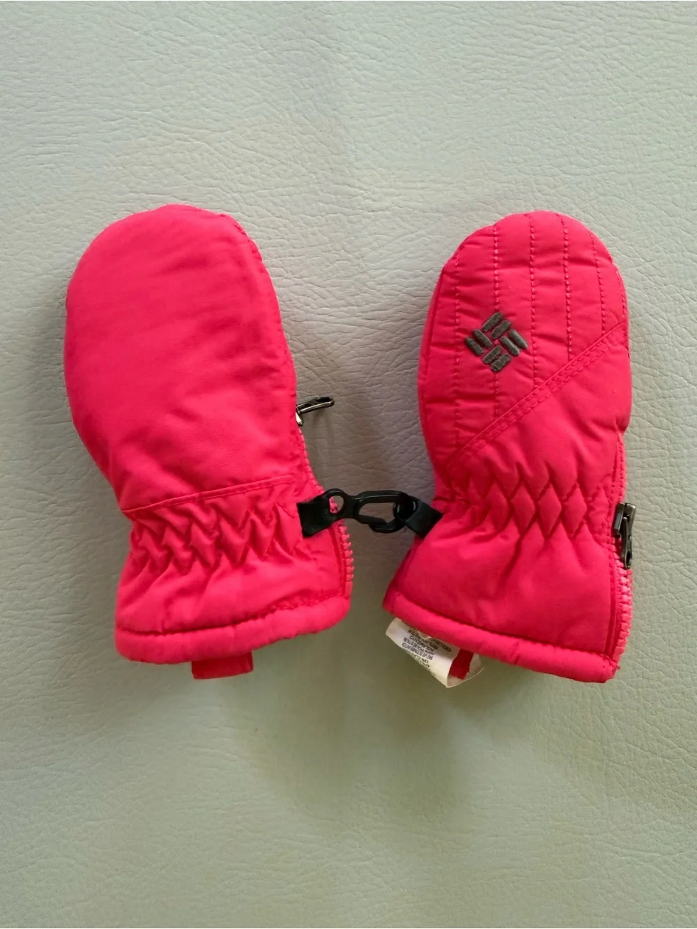 Columbia Baby Infant Chippewa Pink Ski Mittens Girls - No Thumbs